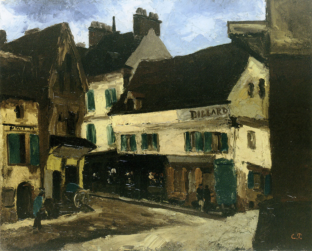 Camille Pissarro - Square at La Roche-Guyon