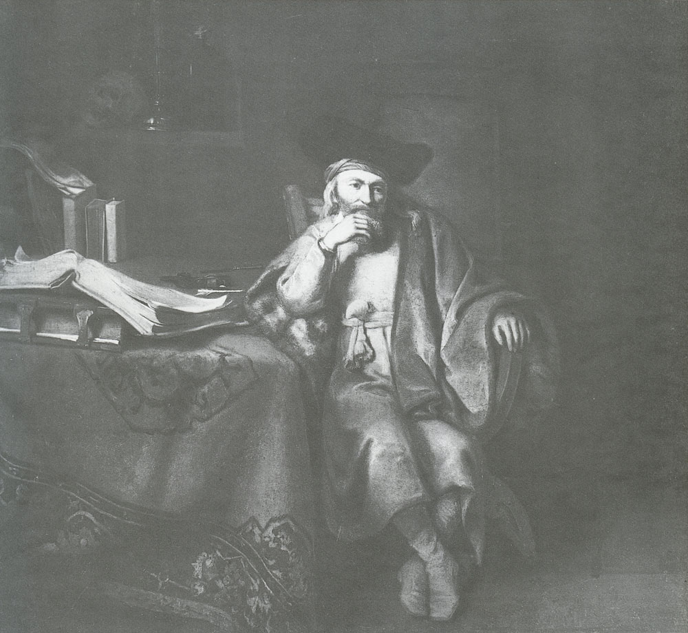 Cornelis Bisschop - Scholar in his study