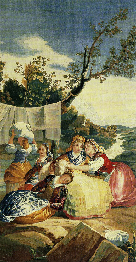 Cornelius Vandergoten after Francisco Goya - The Laundresses
