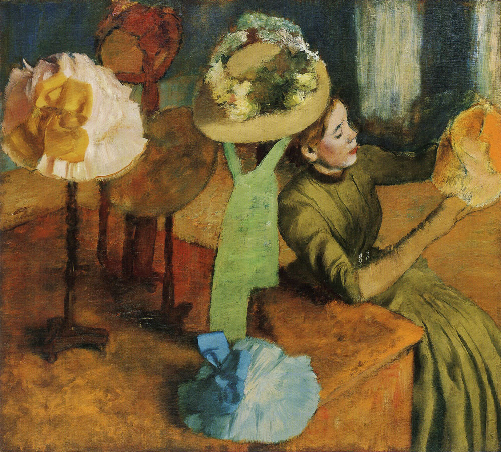 Edgar Degas - The Millinery Shop