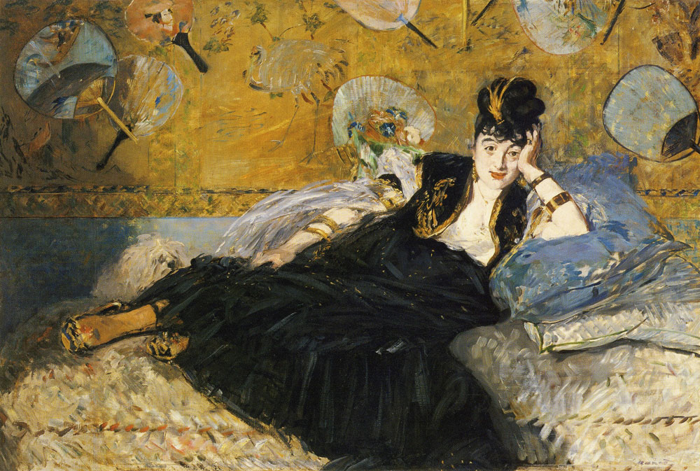 Edouard Manet - The Lady with the Fans, Nina de Callias