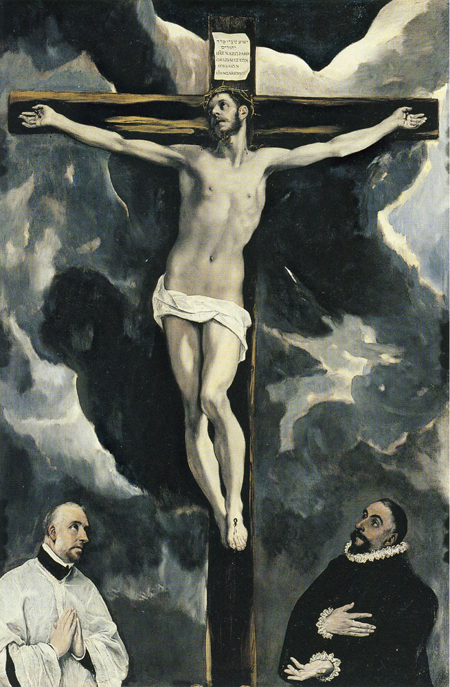 El Greco - Crucifixion with Two Donors