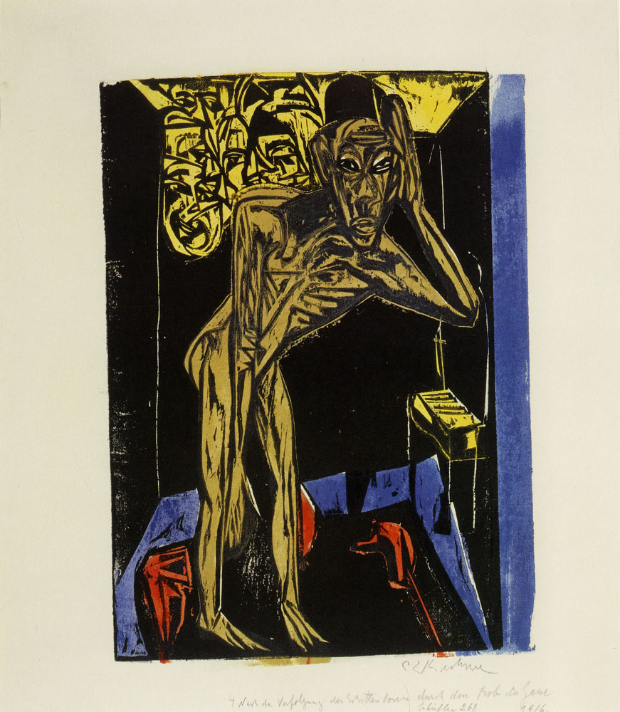 Ernst Ludwig Kirchner - Schlemihl Alone in His Room