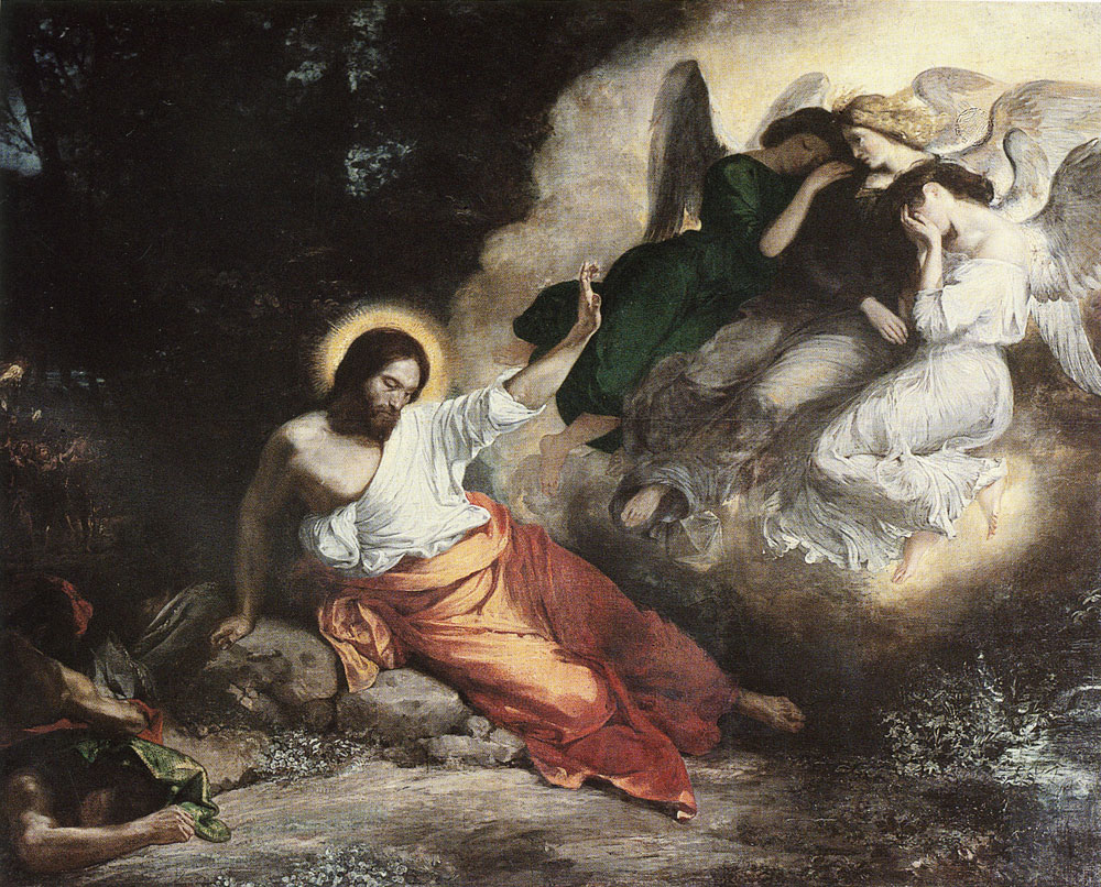Eugene Delacroix - The Agony in the Garden