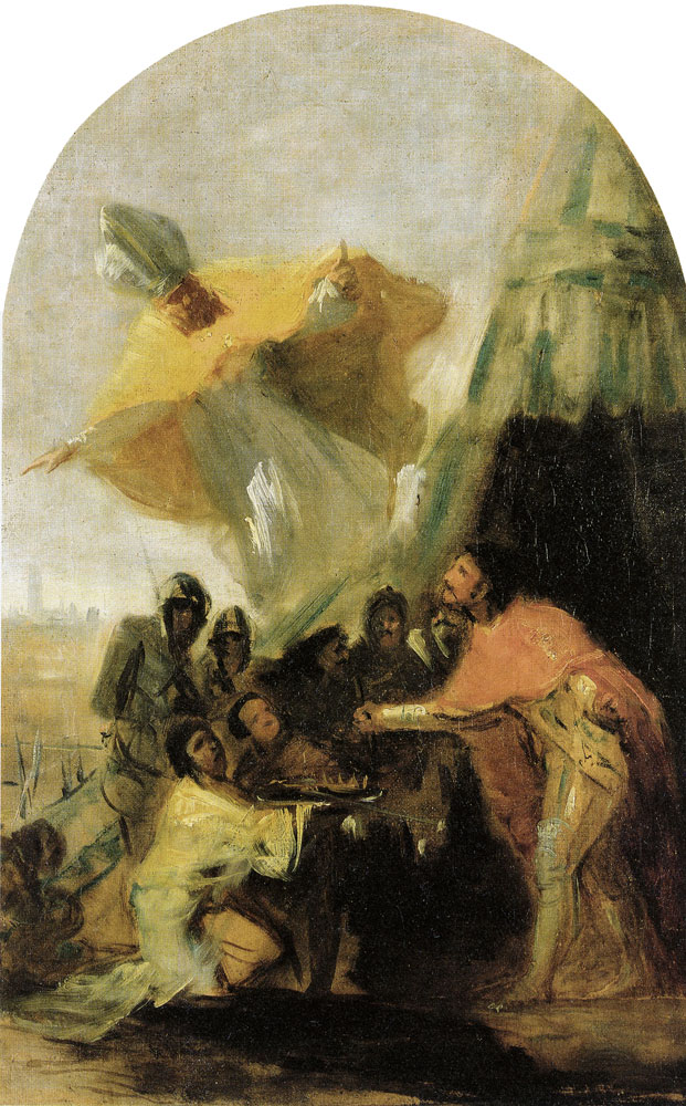 Francisco Goya - Sketch for The Appearance of St Isidore to St Fernando