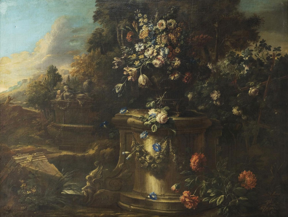 Style of Gaspar Peeter Verbrugghen II - Decorative flower piece