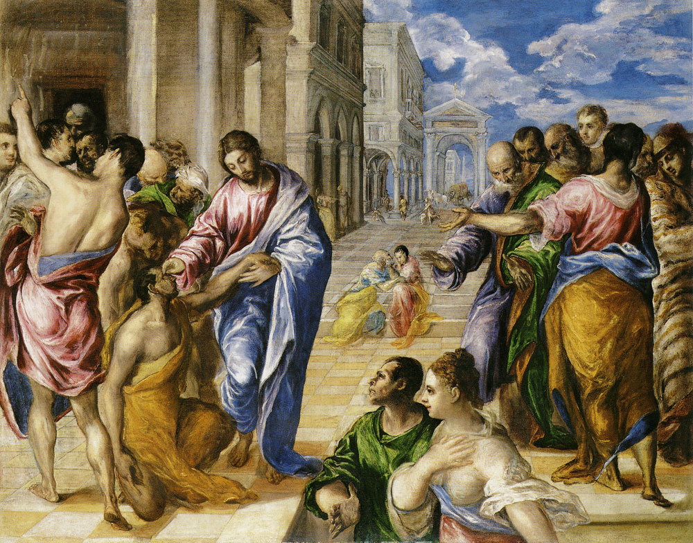El Greco - Christ Healing the Blind