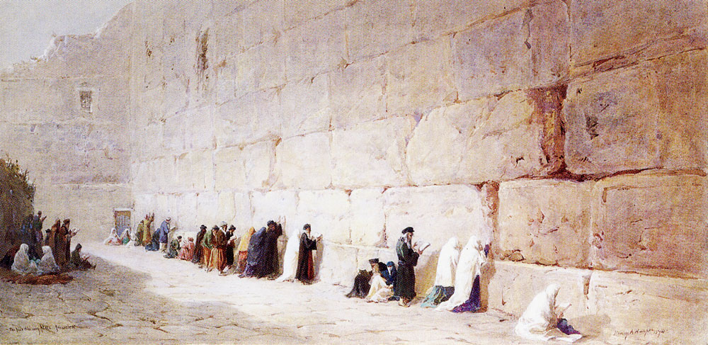 Henry Andrew Harper - The Wailing Wall in Jerusalem