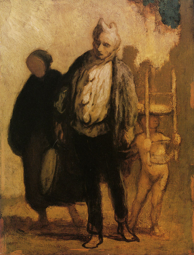 Honoré Daumier - Wandering saltimbanques