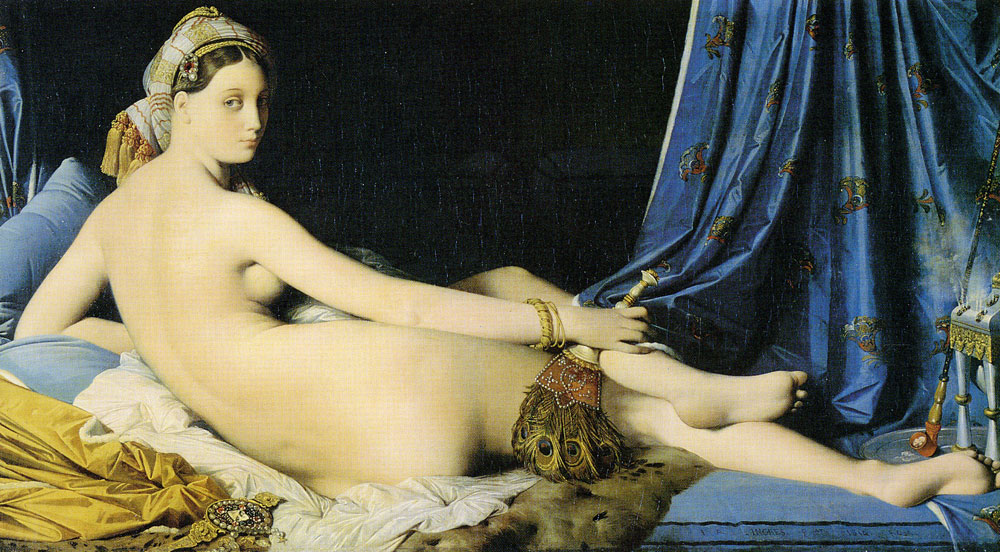 Jean Auguste Dominique Ingres - The grand odalisque