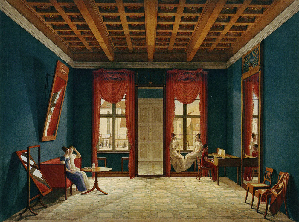 Johann Erdmann Hummel - Sitting Room in Berlin