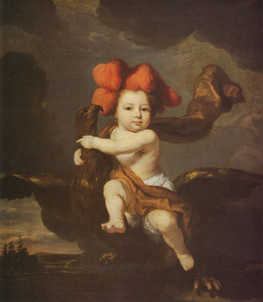 Nicolaes Maes - Young boy as Ganymede