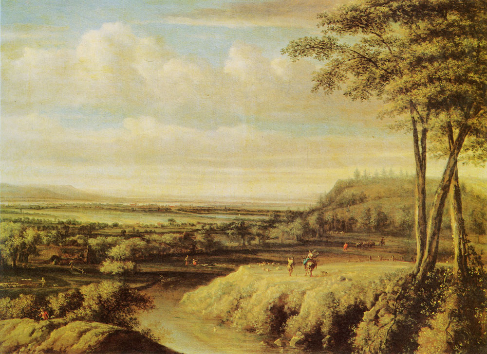 Philips Koninck - Panorama with trees