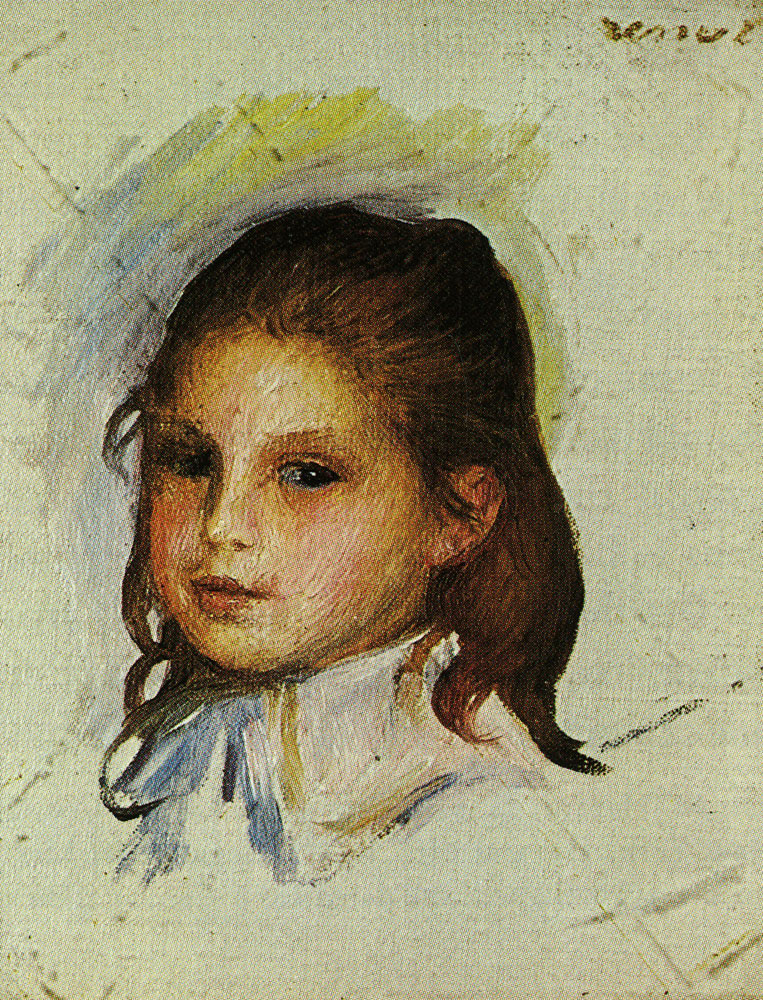 Pierre-Auguste Renoir - Child with brown hair