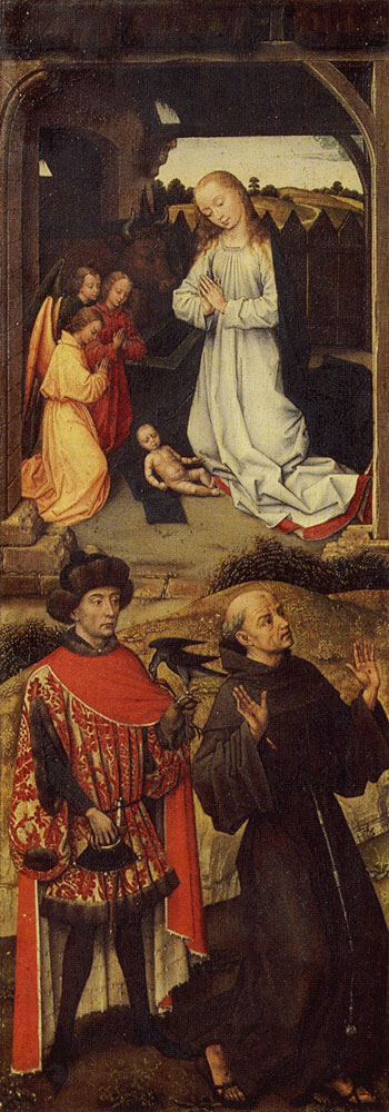 Workshop of Rogier van der Weyden - Left wing of the Sforza Triptych