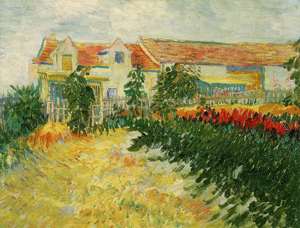 Vincent van Gogh - House with Sunflowers