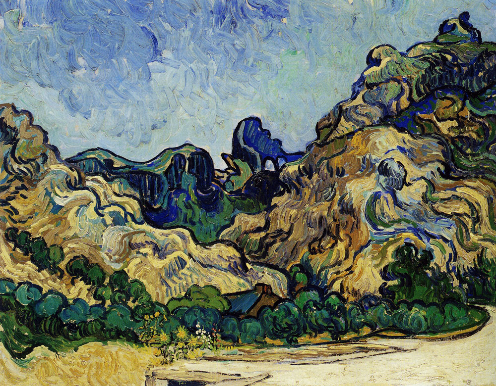 Vincent van Gogh - Mountains (Saint-Rémy)