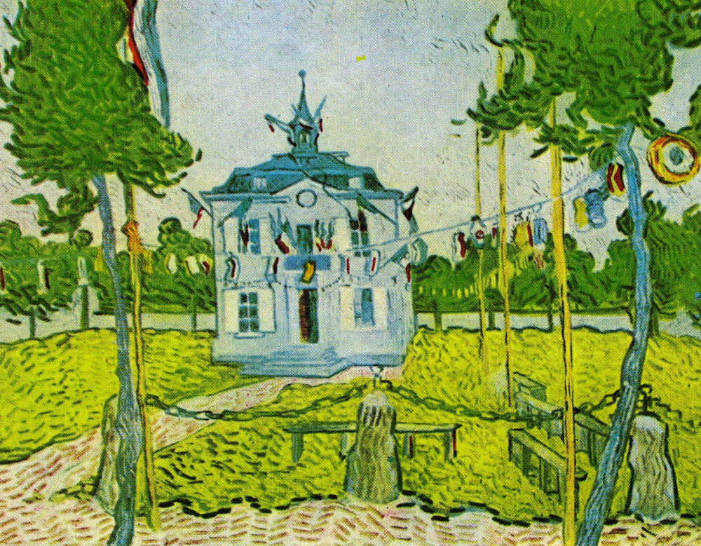 Vincent van Gogh - The Town Hall of Auvers
