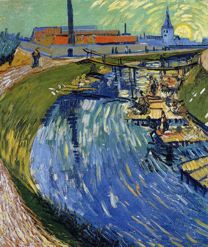 Vincent van Gogh - Washerwomen at the Roubine du Roi Canal