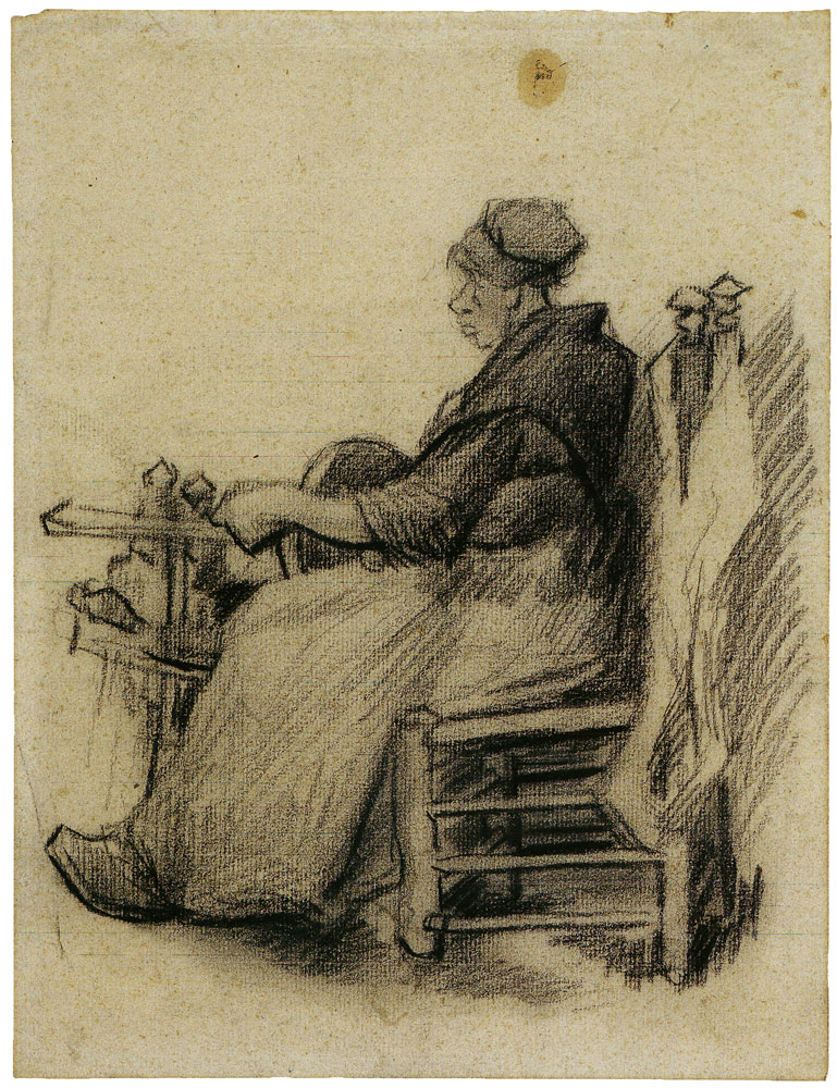 Vincent van Gogh - Woman winding yarn