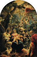 Adam Elsheimer The Holy Family with John the Baptist