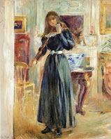 Berthe Morisot Julie Playing the Violin