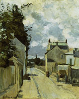 Camille Pissarro Rue de l'Hermitage