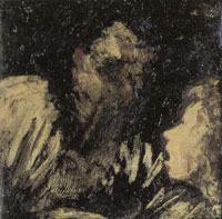 Francisco Goya Boy Frightened by a Man