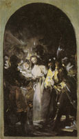 Francisco Goya Sketch for The Taking of Christ