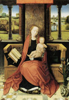 Hans Memling Madonna and Child Enthroned