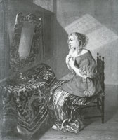 Jan van Noordt A Lady at Her Toilette