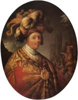 Jan Adriaensz. van Staveren Man in oriental costume