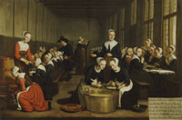 Jan Victors Feeding the Orphans
