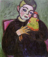 Alexej von Jawlensky Child with doll