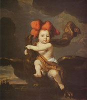 Nicolaes Maes Young boy as Ganymede
