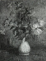 Vincent van Gogh Vase with roses and other flowers
