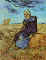 Vincent van Gogh The Shepherdess
