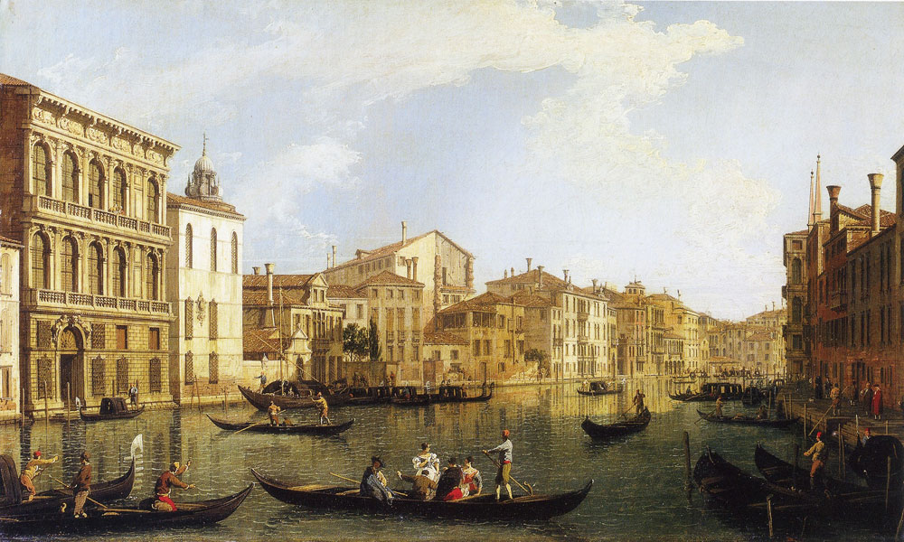 Canaletto - Venice: the Grand Canal from the Palazzo Flangini to San Marcuola