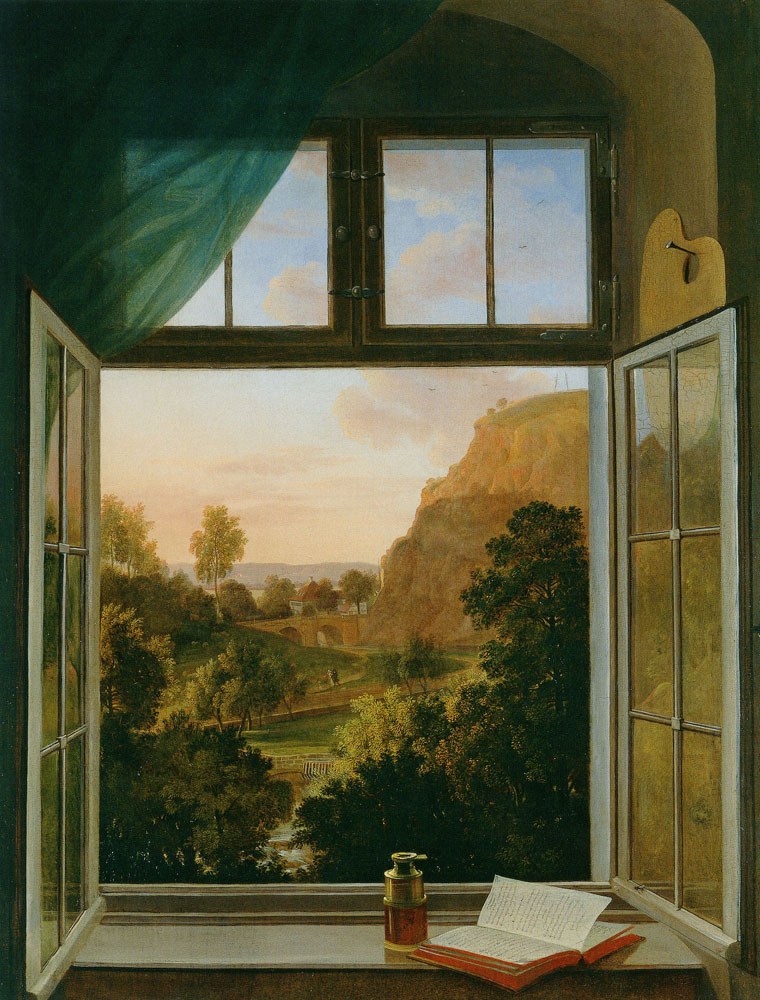 Carl Ludwig Kaaz - View from Grassi's Villa toward the Plauensche Grund near Dresden