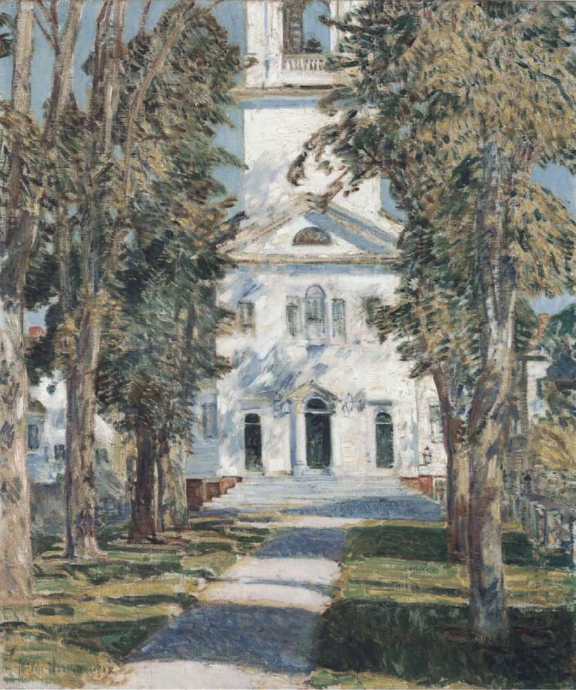 Childe Hassam - The church at Gloucester