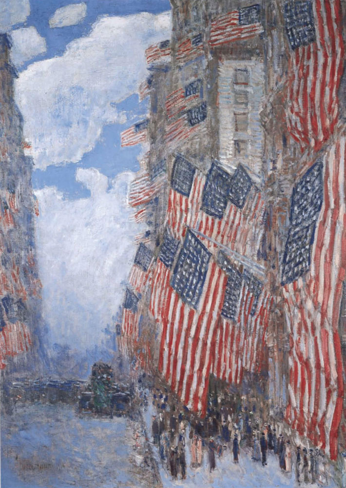Childe Hassam - The Fourth of July