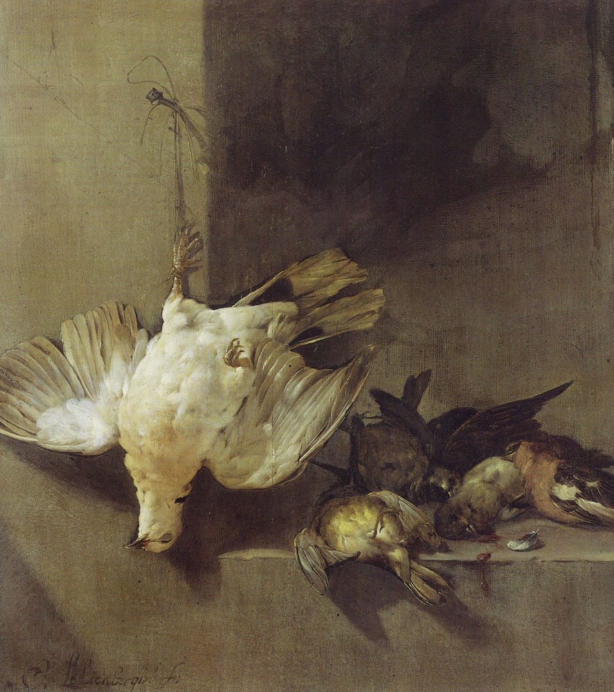 Cornelis Lelienbergh - Still life of dead birds