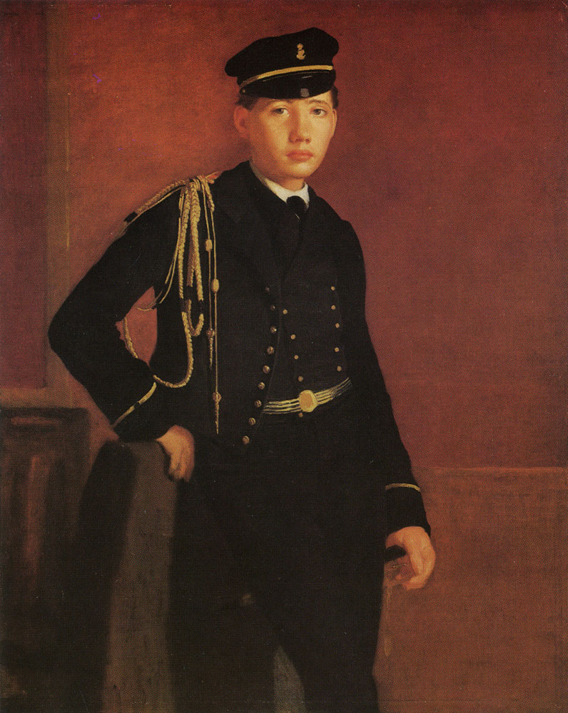 Edgar Degas - Achille de Gas in the uniform of a cadet