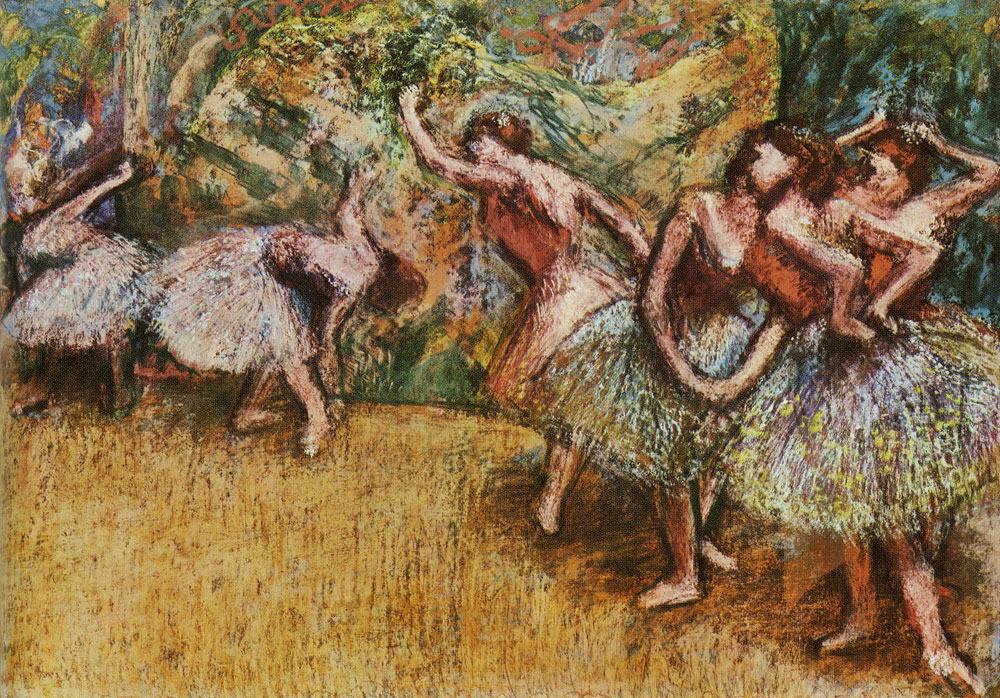Edgar Degas - Ballet scene