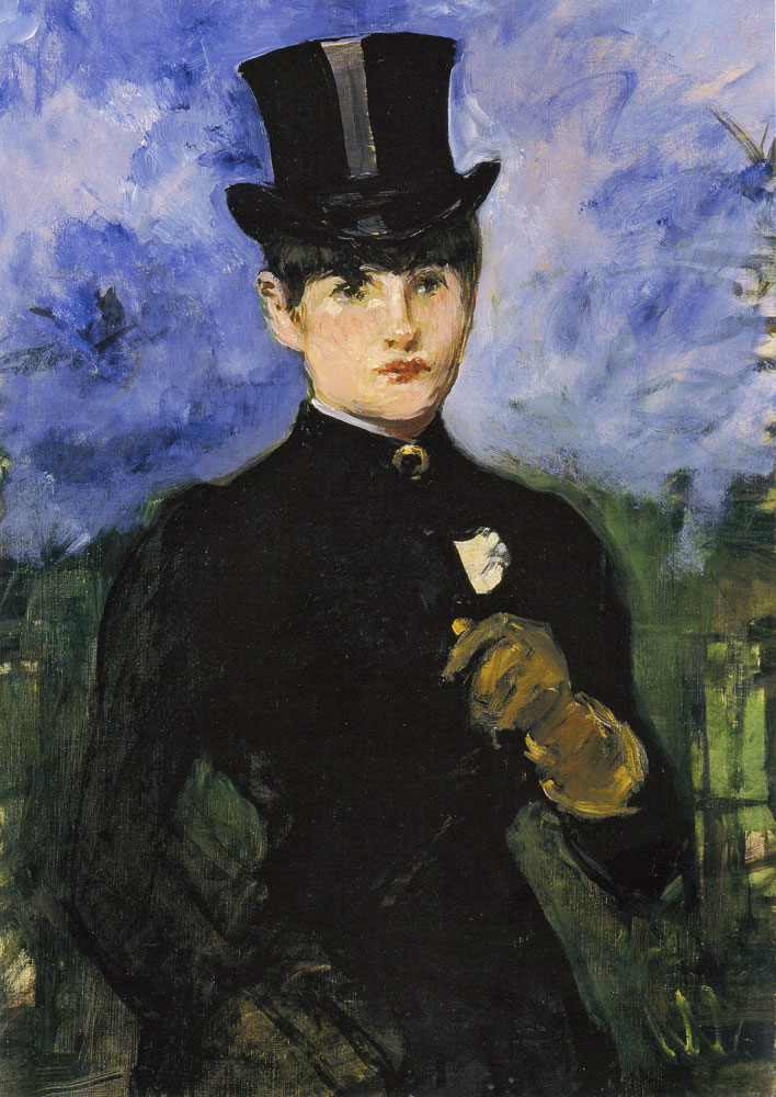 Edouard Manet - Woman in Riding Habit, Full-face
