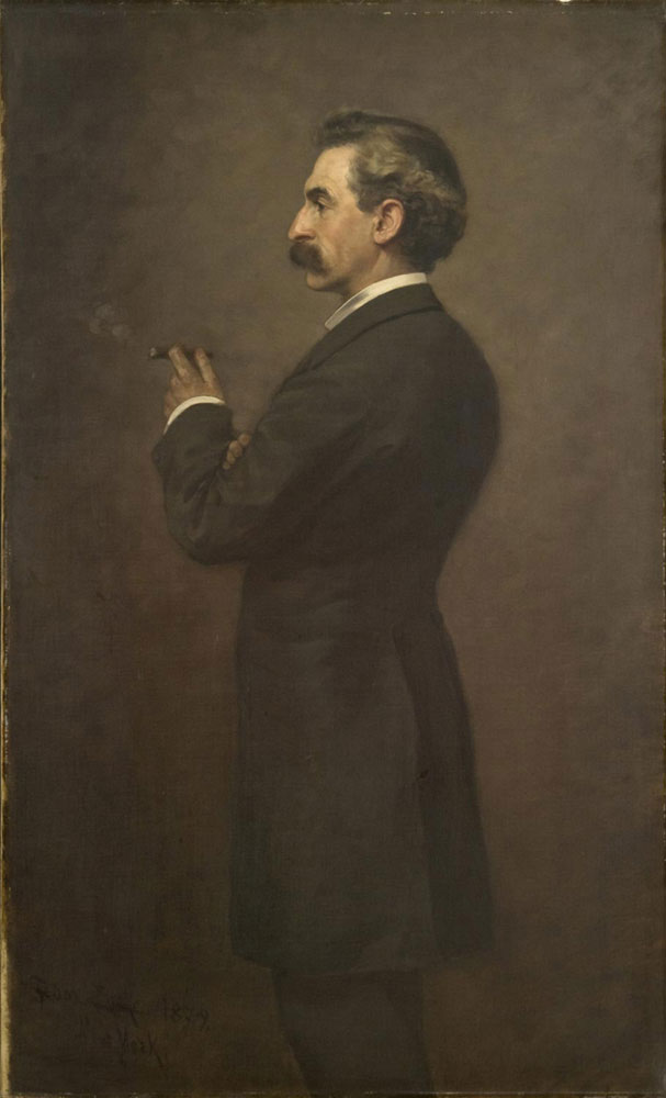 Fedor Encke - Portrait of Edward Stieglitz