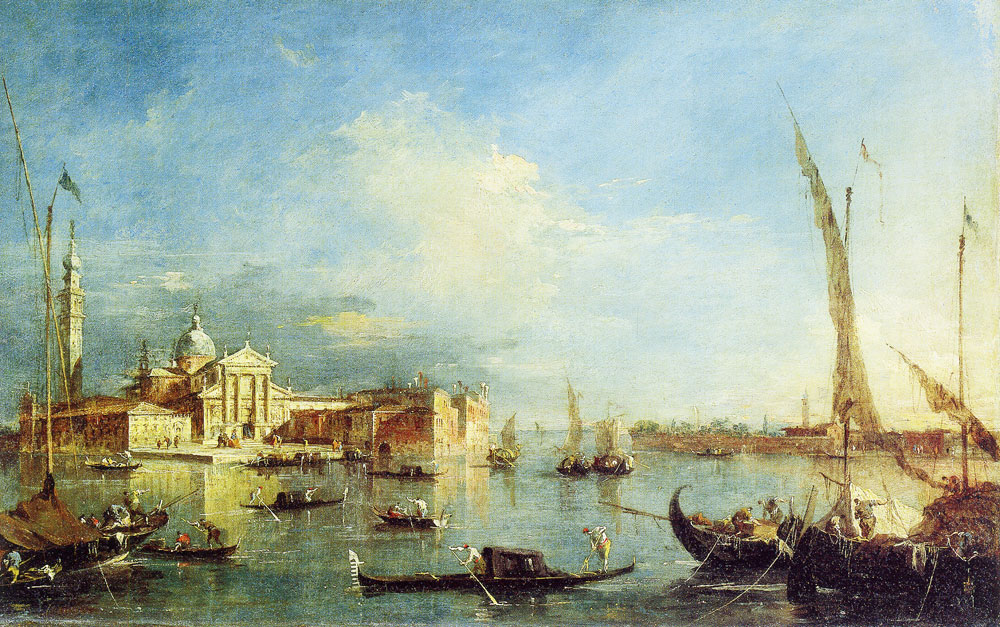 Francesco Guardi - San Giorgio Maggiore with the Giudecca in Venice