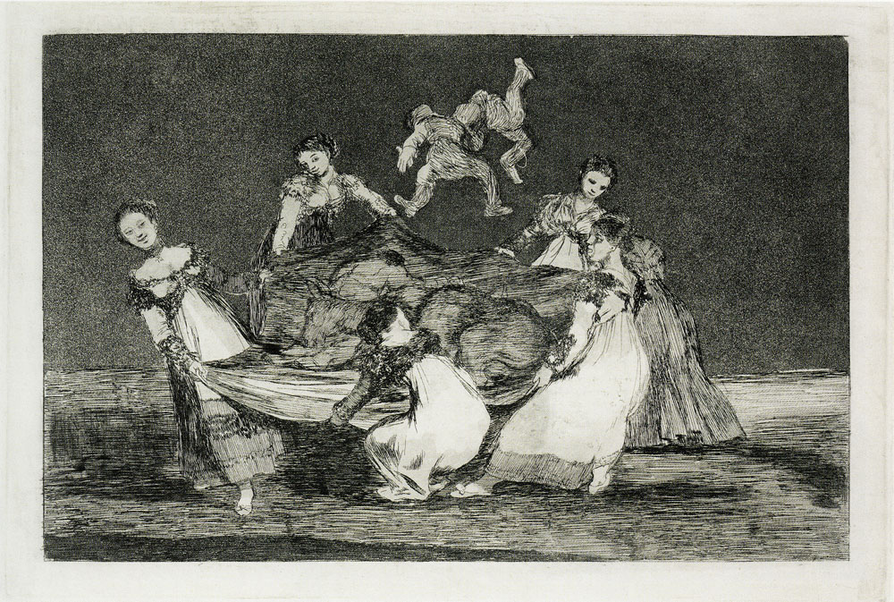 Francisco Goya - Feminine Folly (Posthumous trial proof)