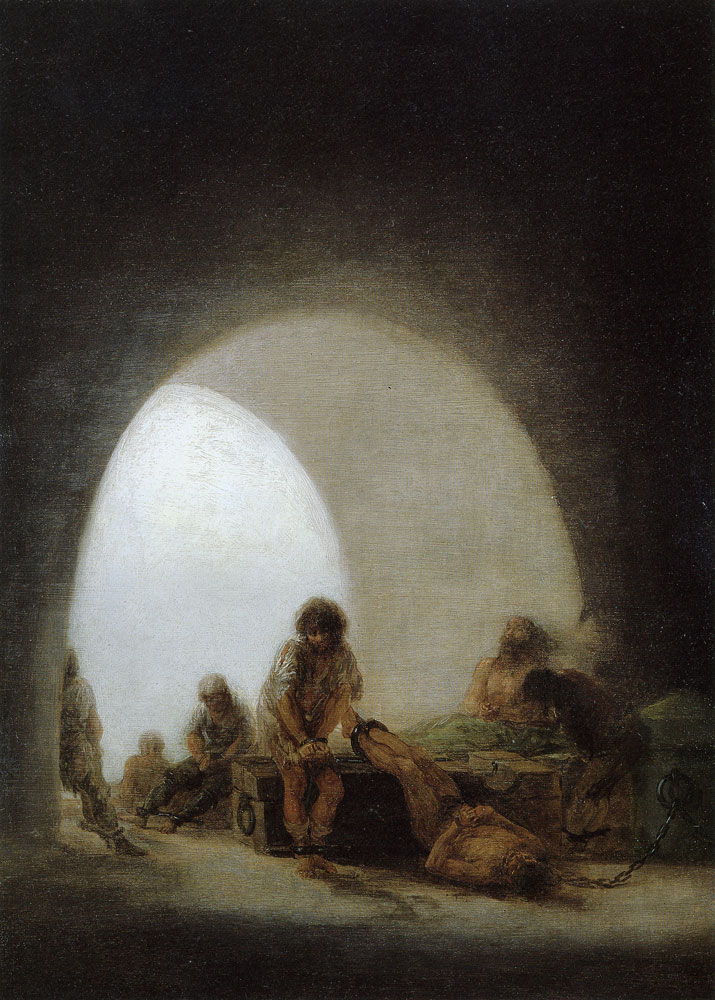 Francisco Goya - Interior of a Prison