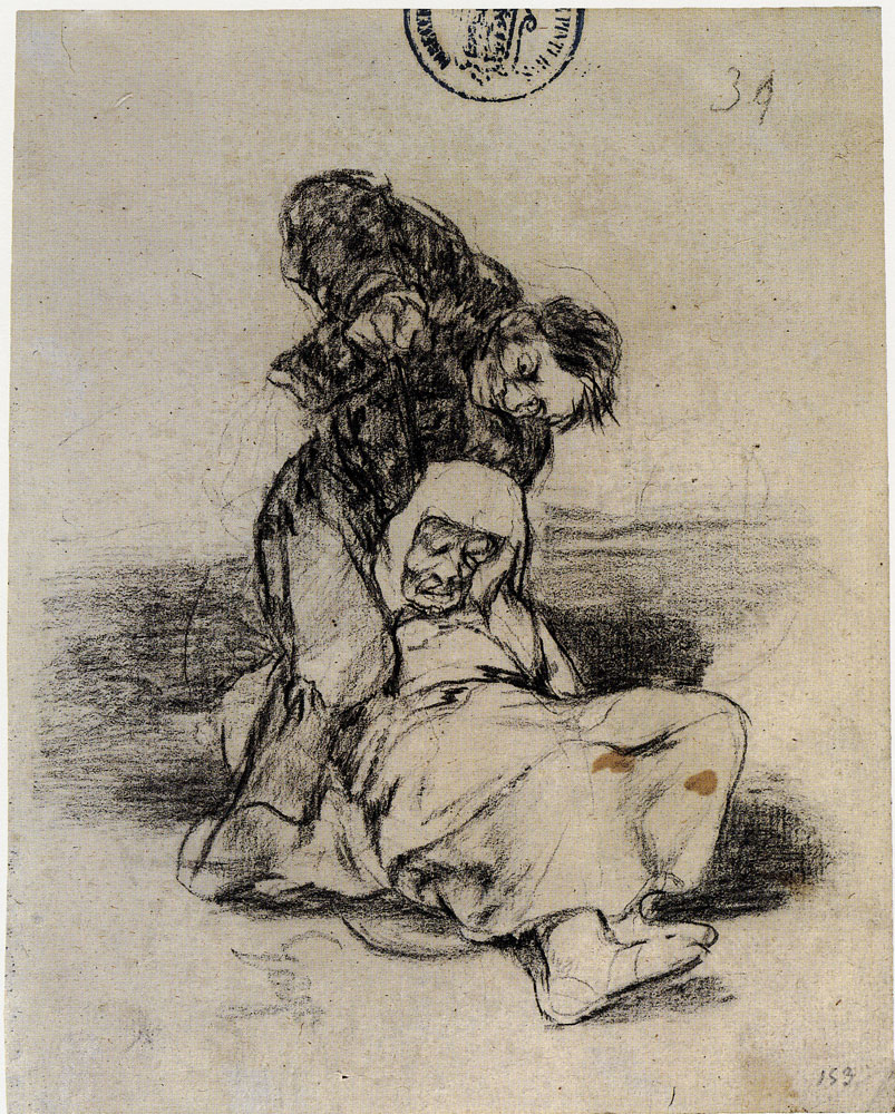 Francisco Goya - A Man Killing a Monk